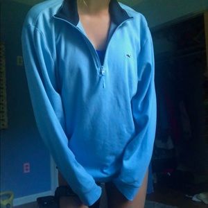 Vineyard Vines Men’s Large blue Quarter zip